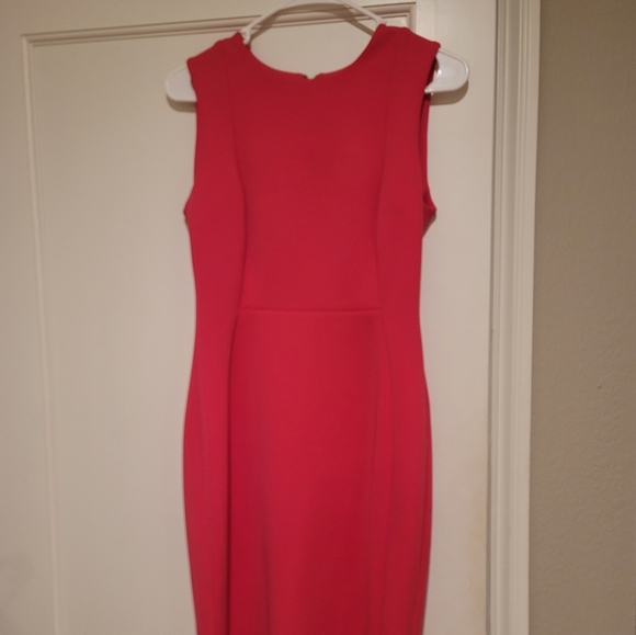 Calvin Klein Sleeveless Scuba Sheath Dress - Picture 3 of 8
